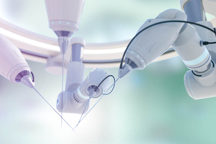 Medizinischer Roboter im OP