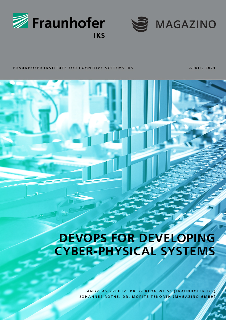 Titelbild des Whitepapers DevOps for Developing Cyber-Physical-Systems Titelbild des Whitepapers DevOps for Developing Cyber-Physical-Systems