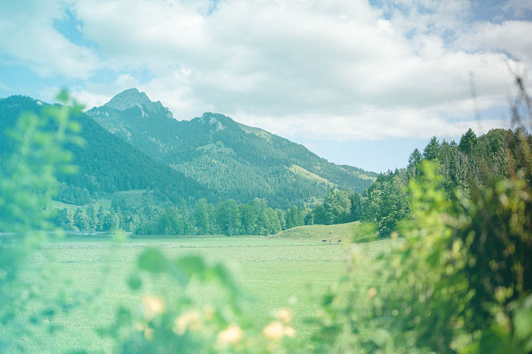 Berge in den bayerischen Alpen
